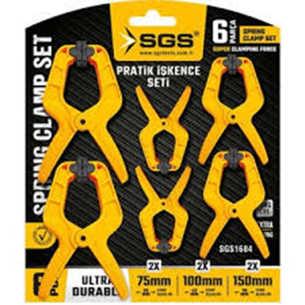 SGS ISKENCE SETI 6 PARÇA 75MM-100MM-150MM SGS1684