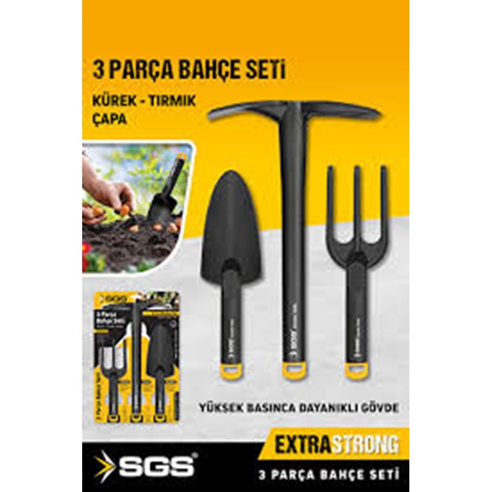 SGS BAHÇE SETI 3 LÜ HOBI SETI SGS3120