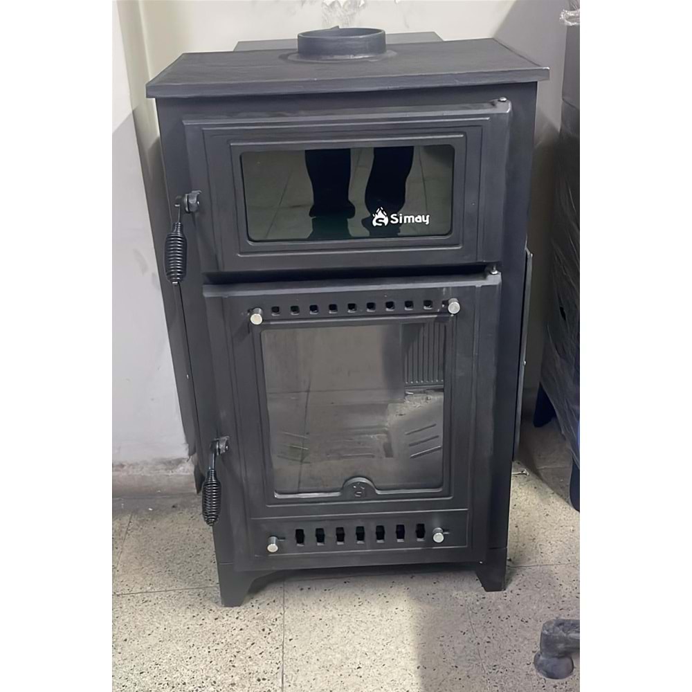 SOBA ÇELIK 4 CAM PELET DIK FIRIN SIMAY HYBID 