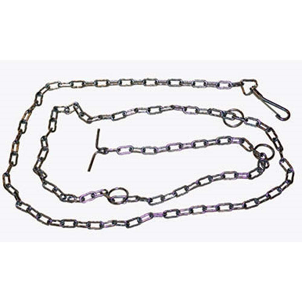KÖPEK ZINCIRI BEYAZ 2,5 NO 1,20 METRE