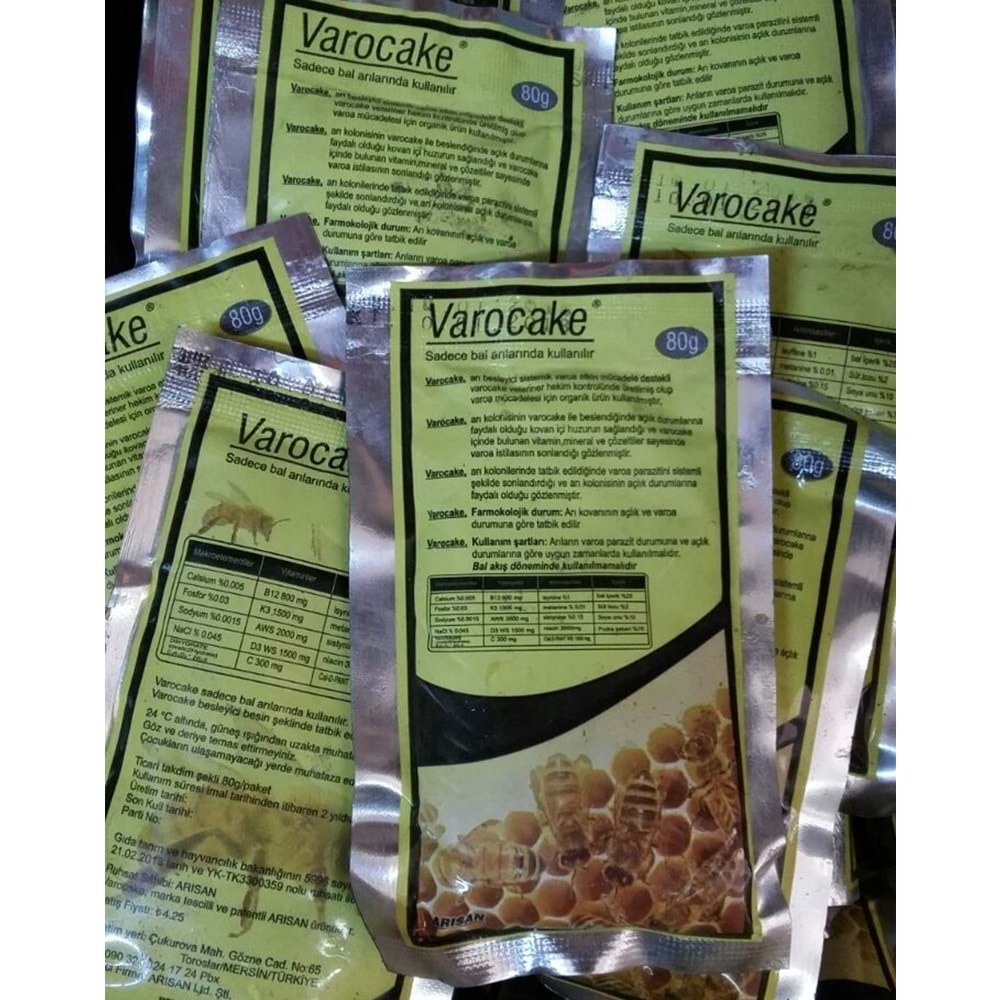 VARROA IÇIN ARI KEKI VAROCAKE