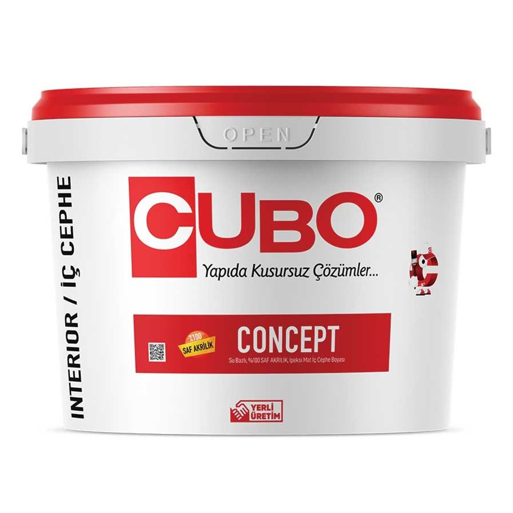 CUBO Concept Saf Akrilik C Baz 2,5 Lt