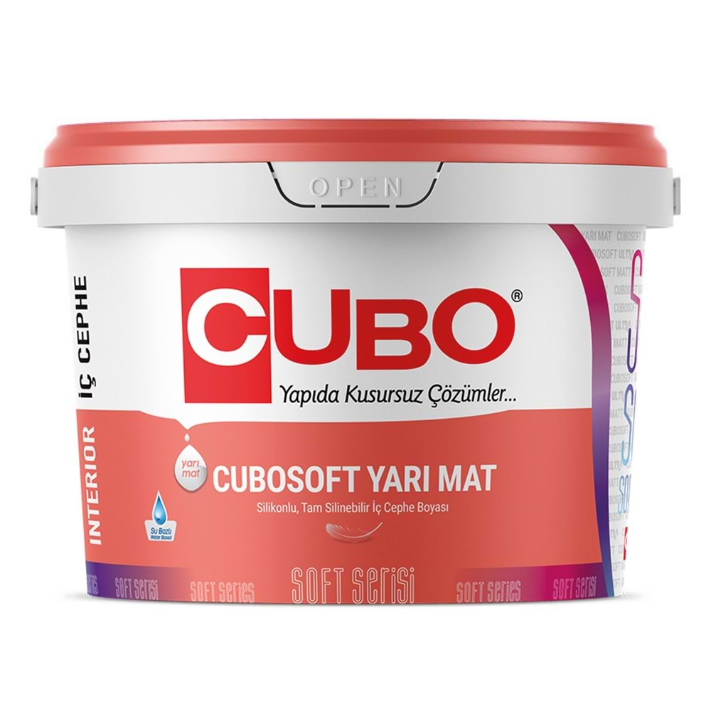 CUBO Cubosoft Yarımat İç Cephe Boyası A Baz 15 Lt