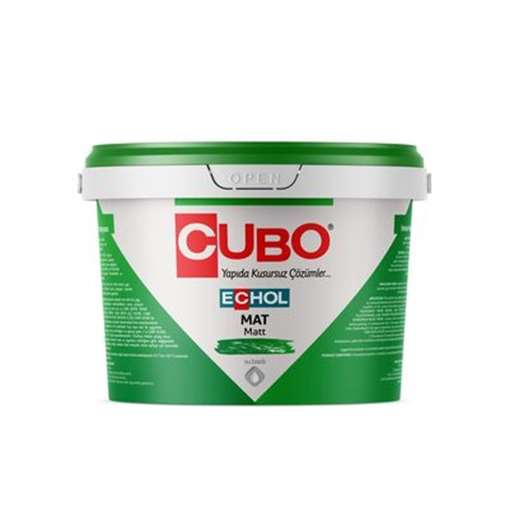 CUBO Echol Mat İç Cephe Boyası A Baz 7,5 Lt