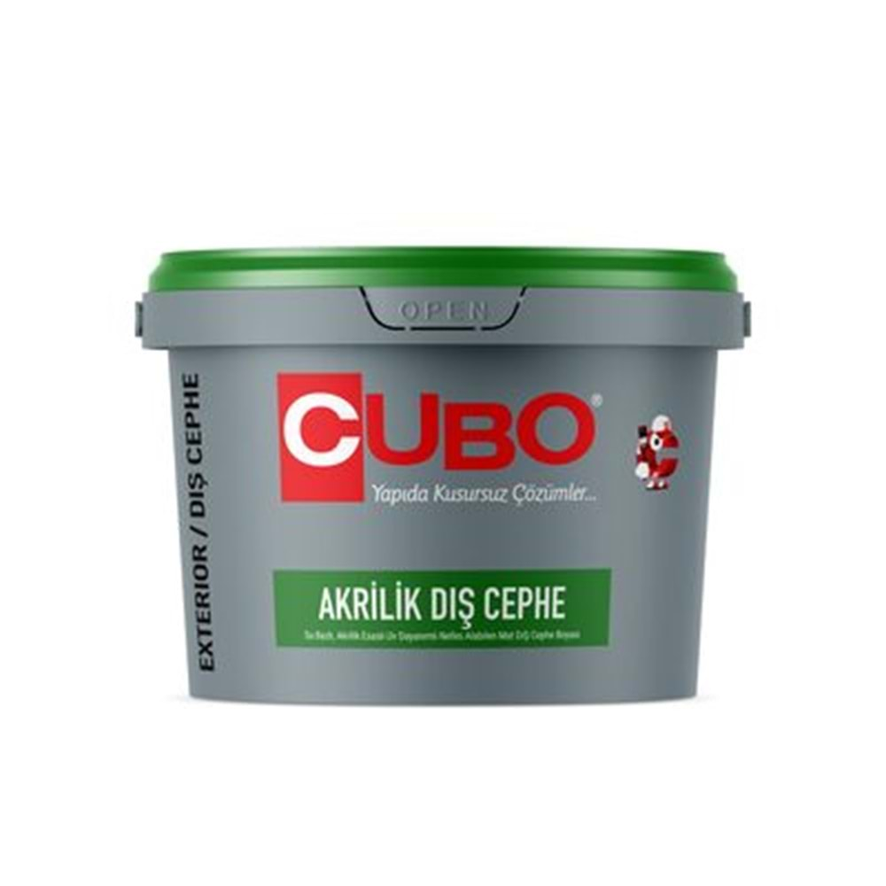 CUBO Akrilik Dış Cephe Boyası A Baz 15 Lt