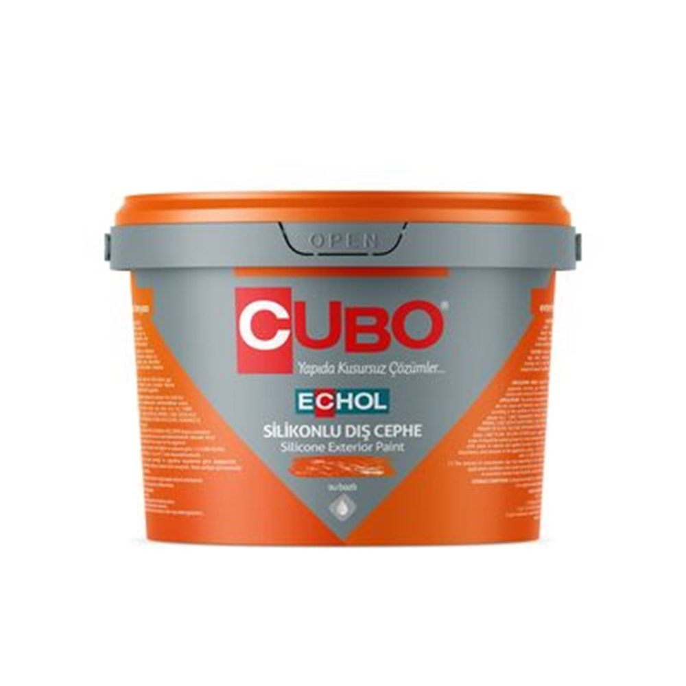 CUBO Echol Silikonlu Dış Cephe Boyası A Baz 7,5 Lt