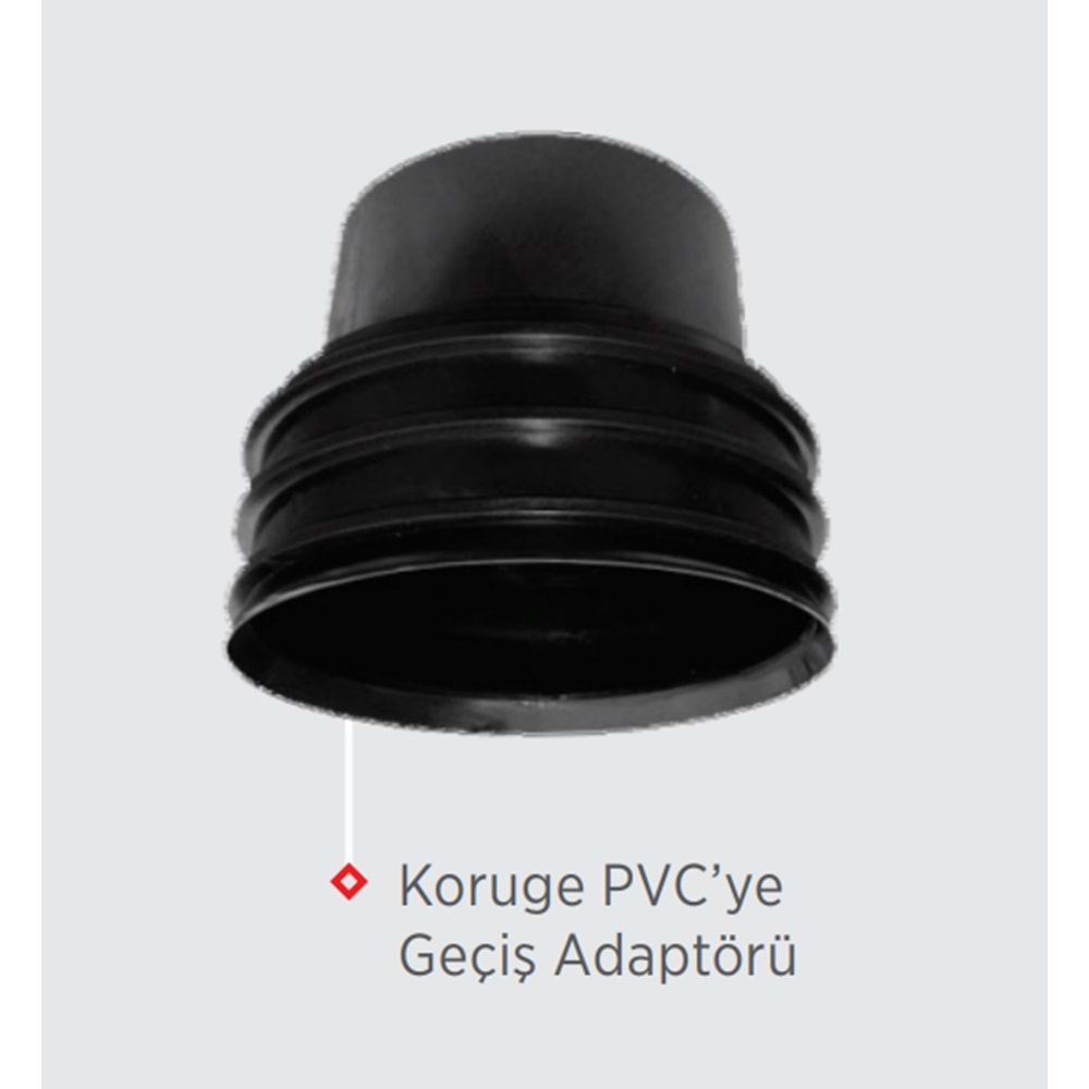 KORUGE PVC YE GEÇİŞ ADAPTÖRÜ 150*160