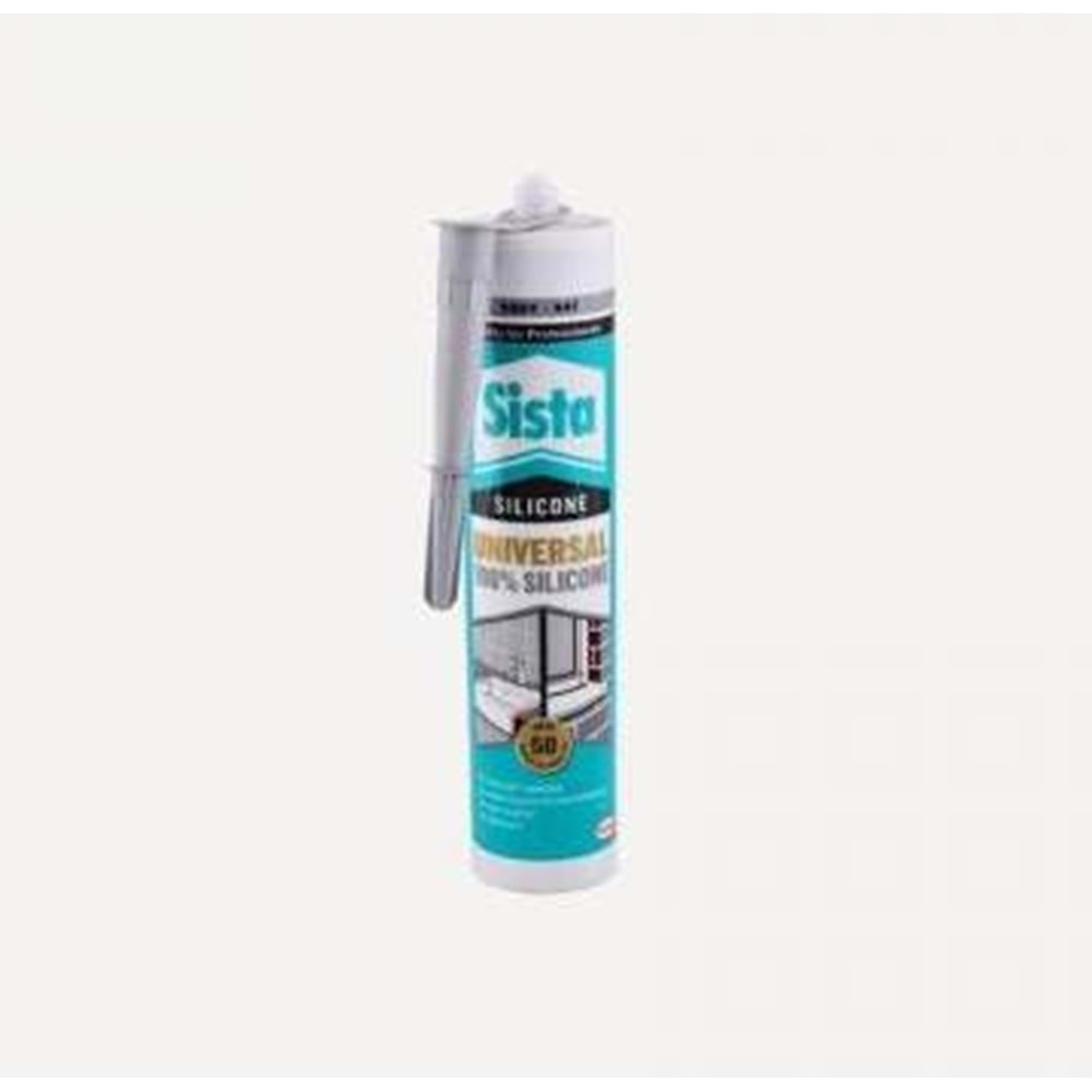 SİLİKON ŞEFFAF 280 ML UNİVERSAL SİSTA