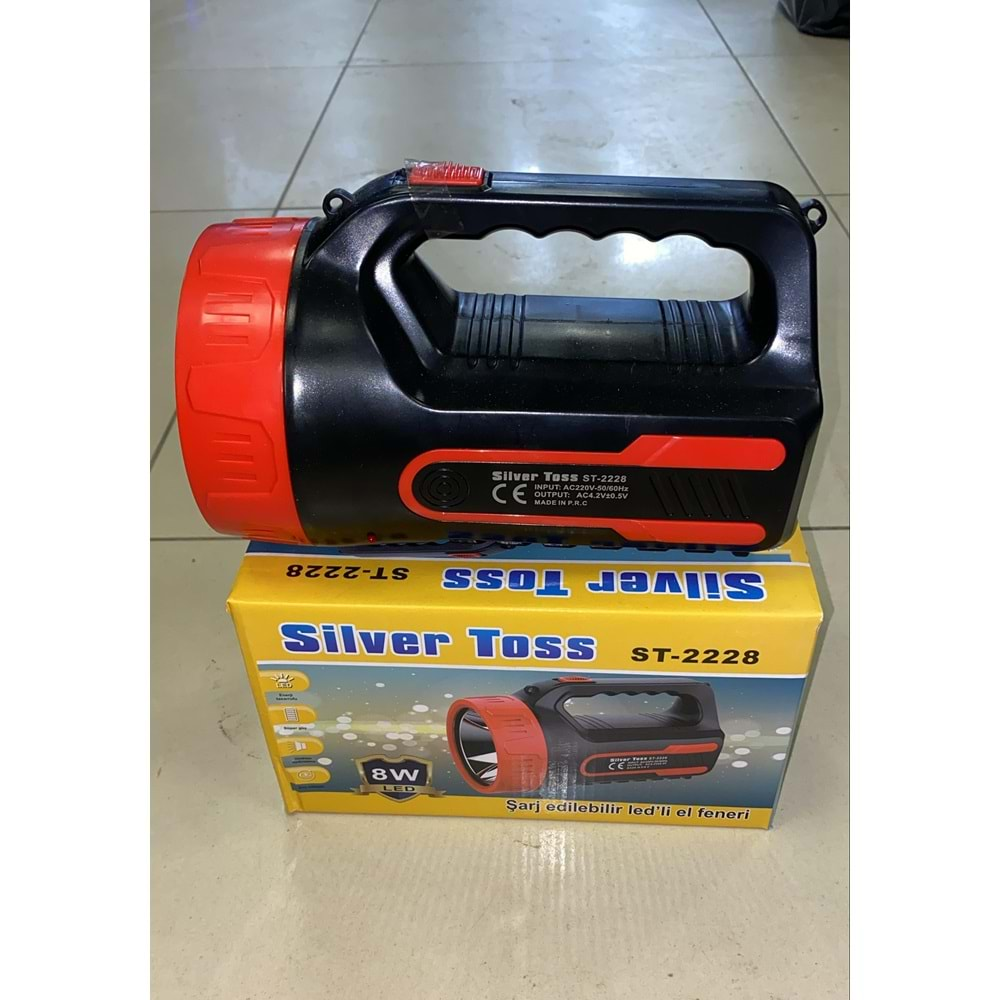 EL FENERİ ŞARJLI SİLVER TOSS POWER STY ST-6608-6680-2228-7708