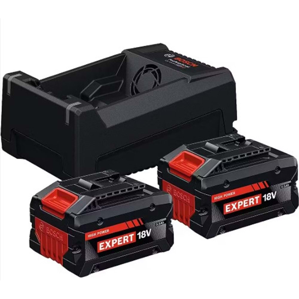 BOSCH YEDEK AKÜ SETI EXBA (2x5.5Ah EXBA18V-55+GAL12V/18V-80)