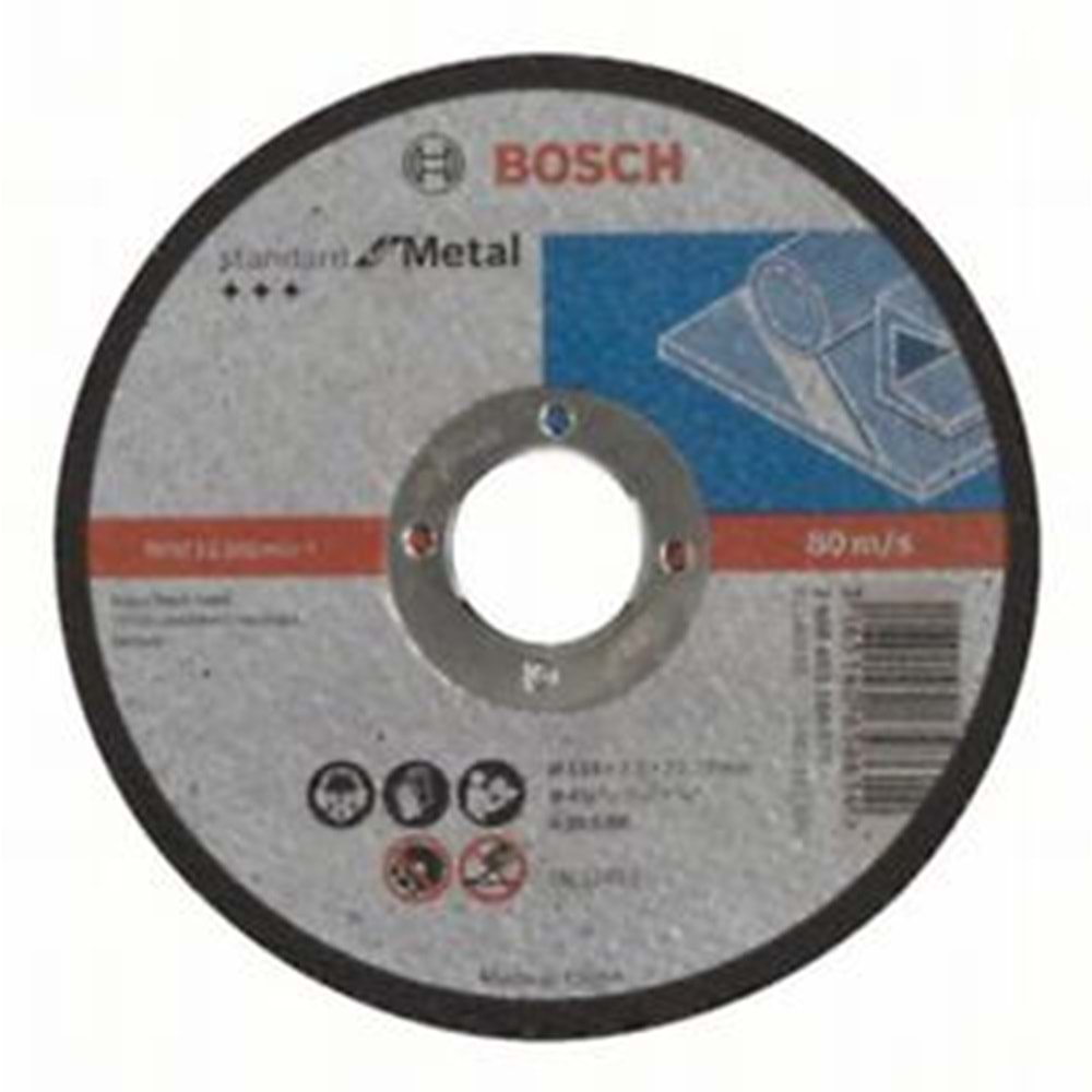 BOSCH SDMetal Kesme Taşı 115*2,5 mm Düz