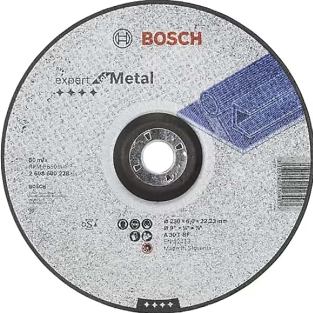 BOSCH METAL KESME TAŞI EXmetal Rap.230*1,9 mm