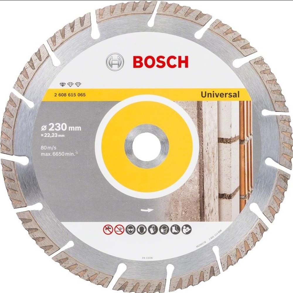 BOSCH Elmas Kesme Disk SFUniv 230*22,23mm