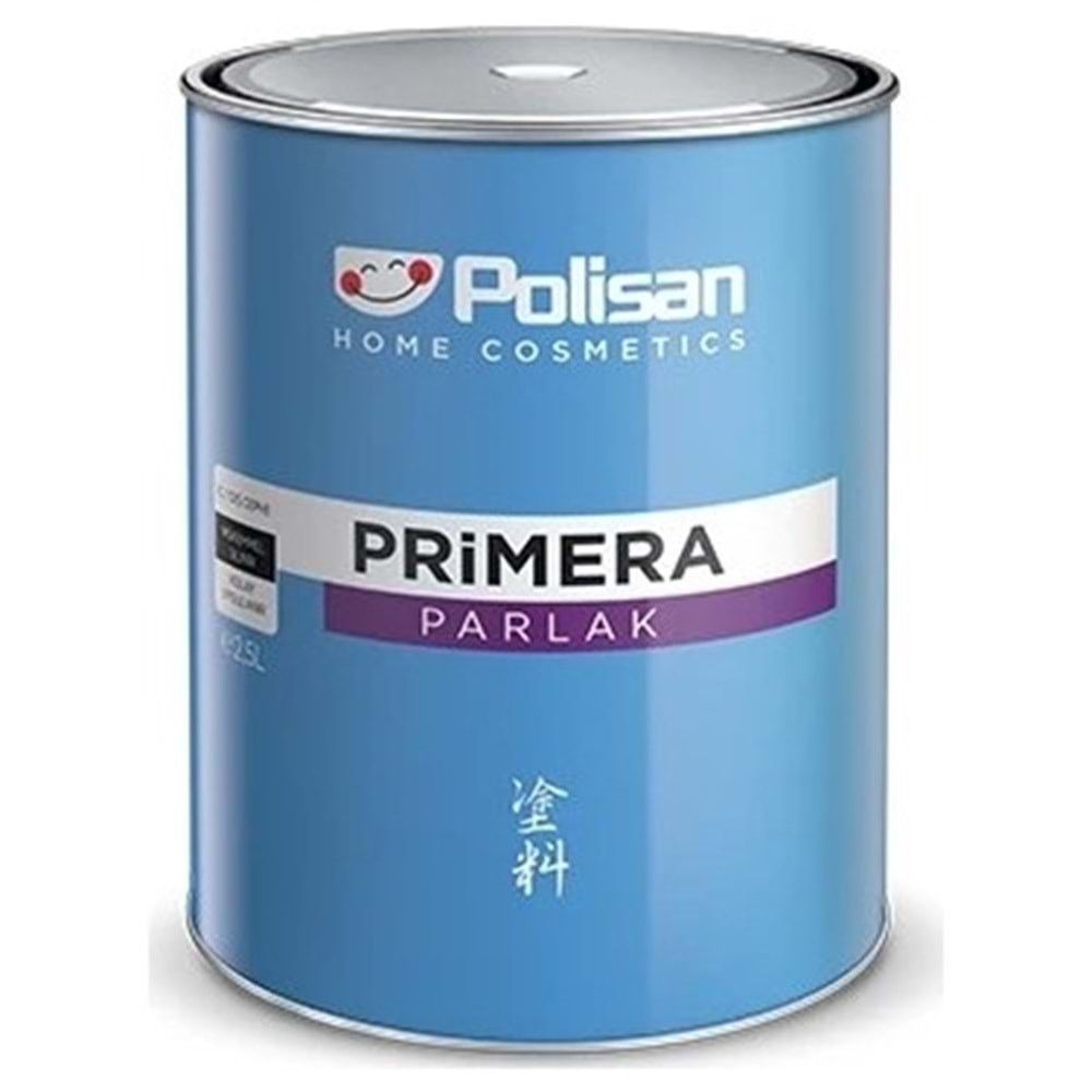 POLISAN ENDÜSTRIYEL BOYA PRIMERA PARLAK BEYAZ 2,5 L