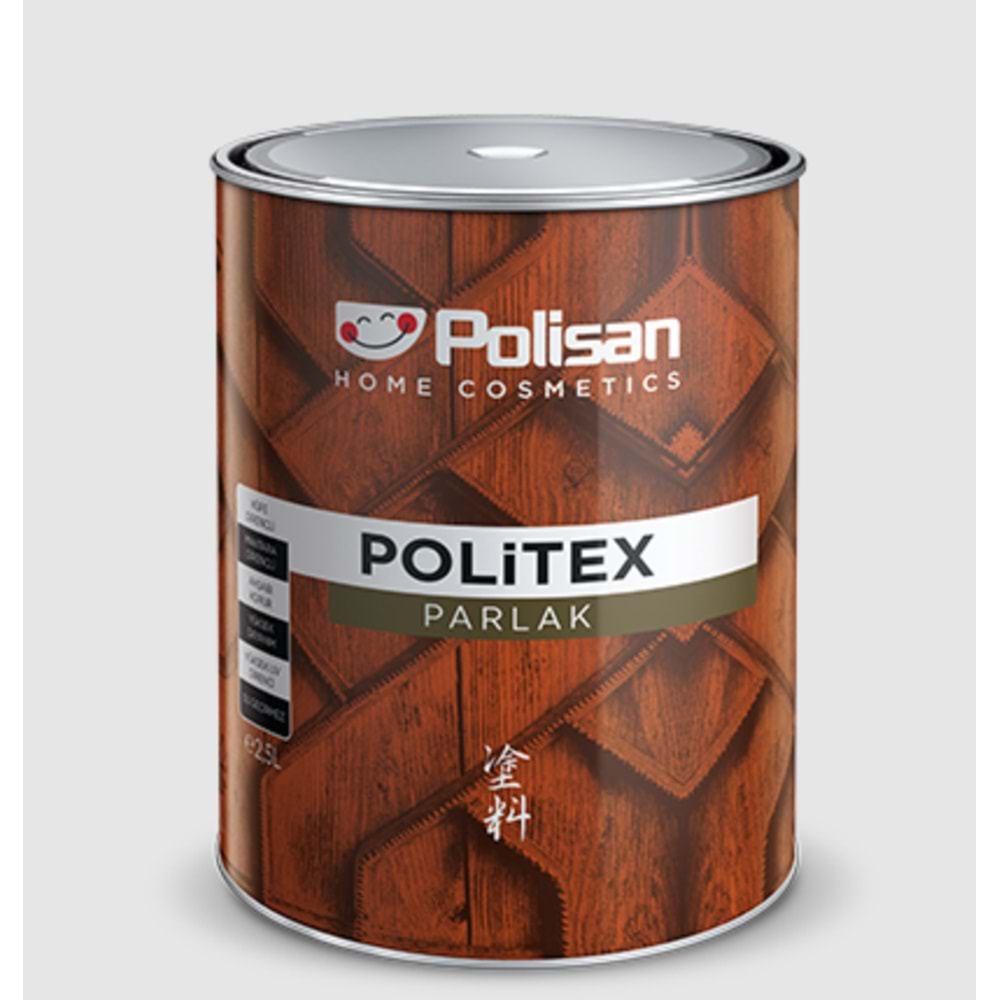 POLISAN AHSAP KORUYUCU VERNIKLI PARLAK POLITEX CEVIZ 0,75 L