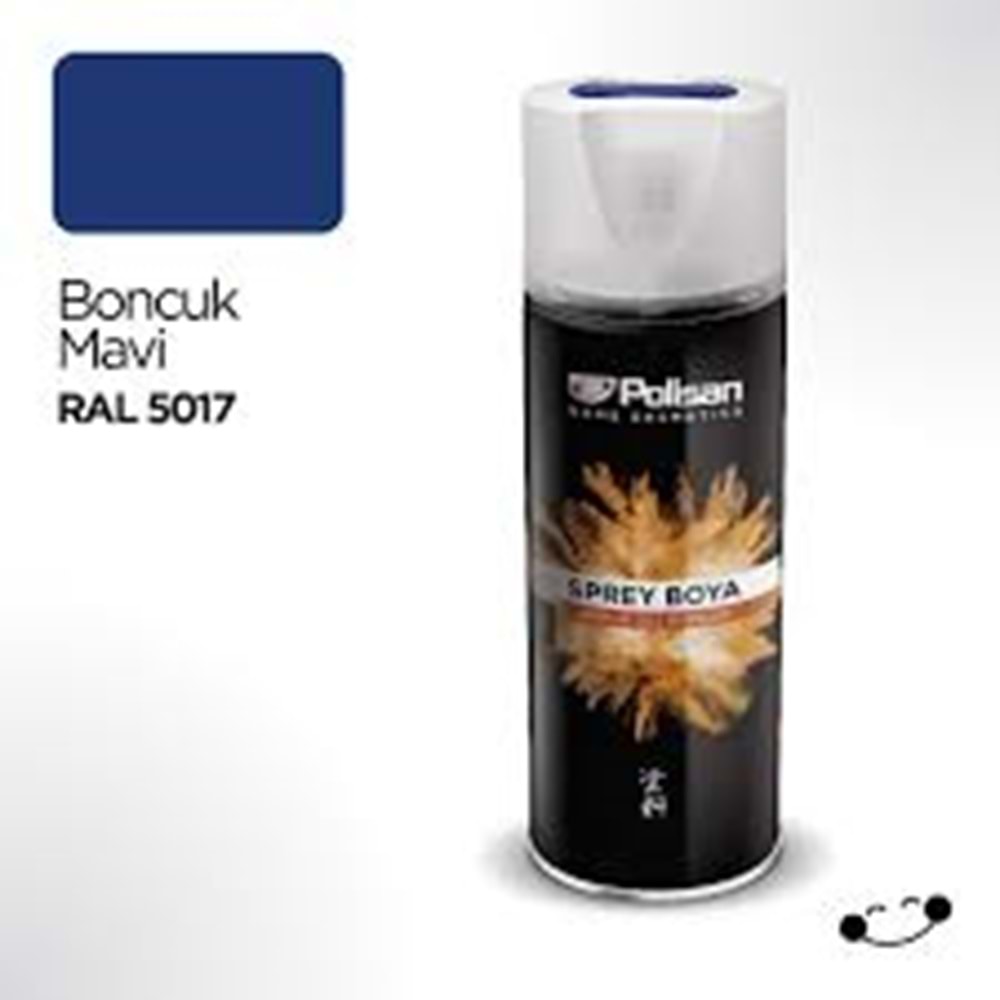 POLISAN SPREY BOYA 400 ML BONCUK MAVI RAL 5017
