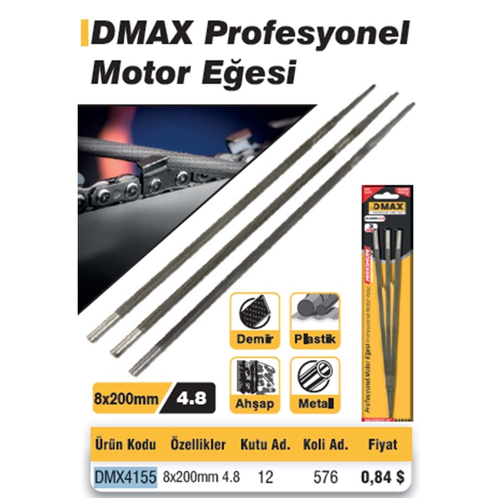 MOTOR EGESI Profesyonel (4,8MM) DMAX 4155