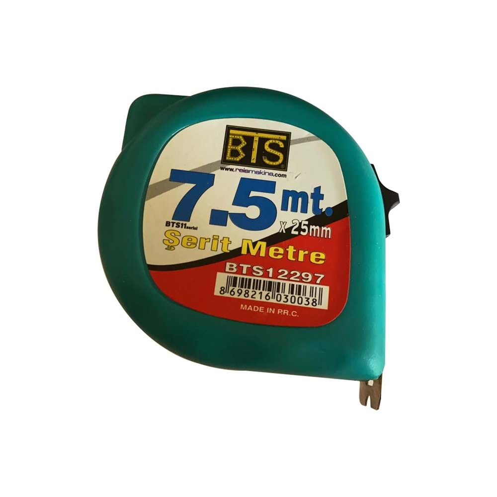 ŞERİT METRE 7,5 M 25mm BTS12297 BTS