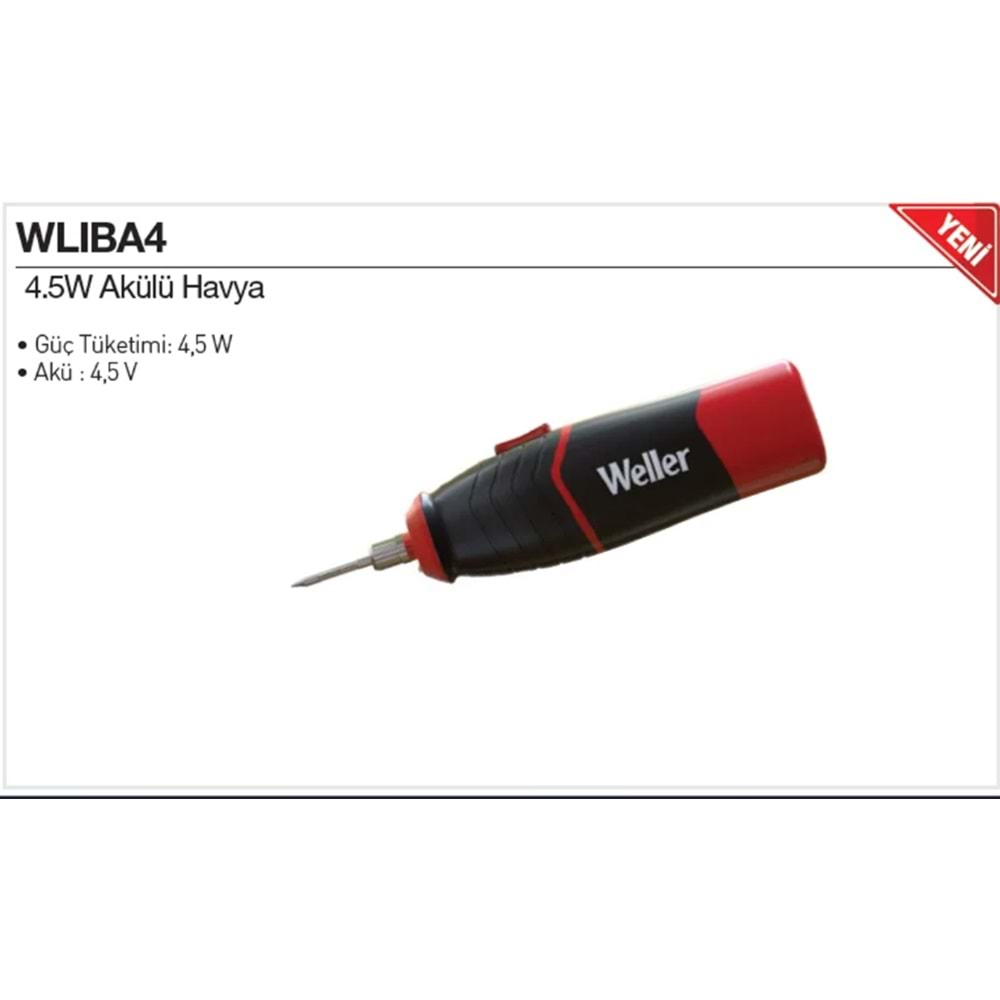 LEHİM TABANCASI 4.5W Akülü Havya WLIBA4 WELLER