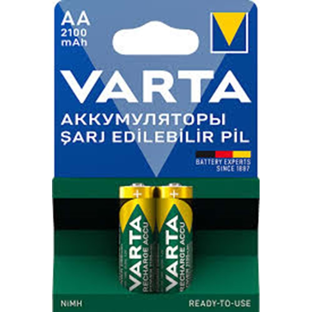 VARTA 2100 MH ŞARJLI PİL*10 56706