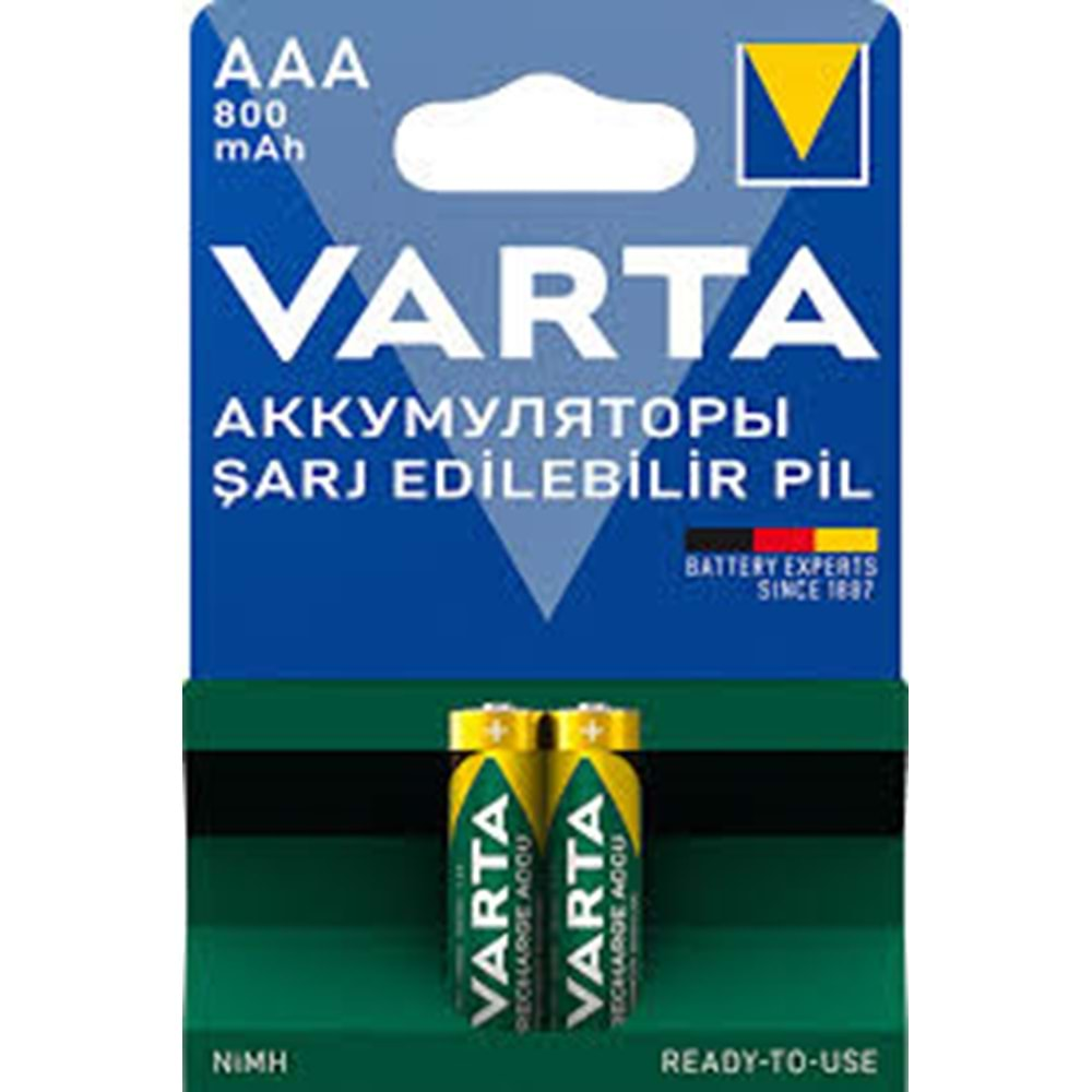 VARTA 800 MH ŞARJLI PİL*10 56703