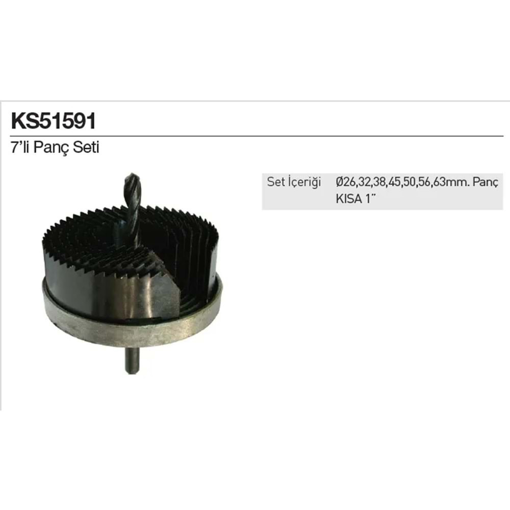 PANÇ SETİ 7 Lİ KNISAW KS51591