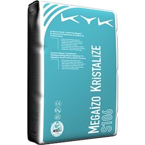 KYK Megaİzo Kristalize S106 Çimento Esaslı Su Yalıtım Harcı (25) / Gri