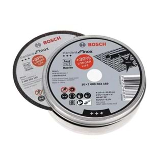 BOSCH METAL KESME TAŞI SDİnox Rap. 115*1,0 mm10'lu