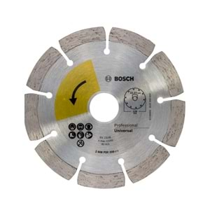 BOSCH KESME DİSKİ ELMAS SEGMANLI Universal 115mm 22,23mm