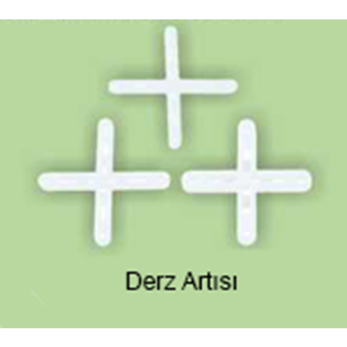 DERZ ARTISI OLUKLU 3MM (+ seklinde ) (PK/500 ADET)