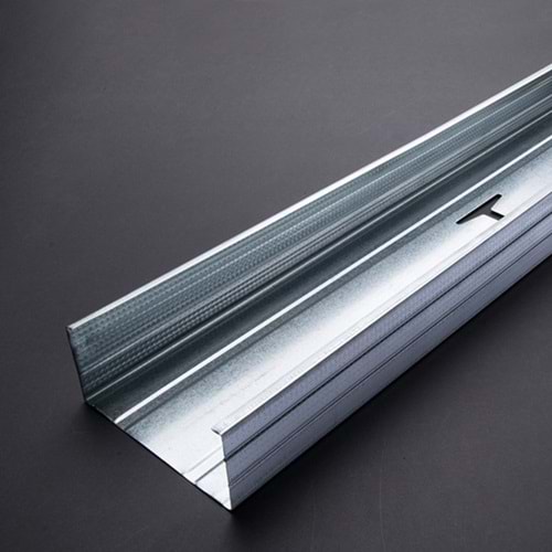 DUVAR PROFIL DC 0,40 mm(ral9003) 3 m --75-- 1.315 kg/boy galvanizrenk