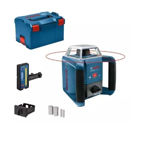 BOSCH GRL 400 H Rotasyon Lazeri+Lr 45+Lboxx Set