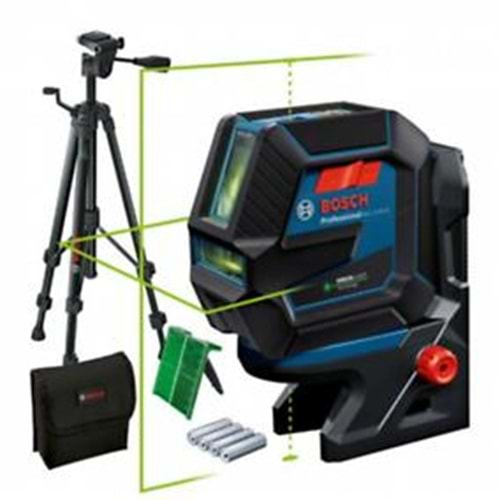 BOSCH GCL 2-50 G Çizgi Lazer + RM 10 + BT 150