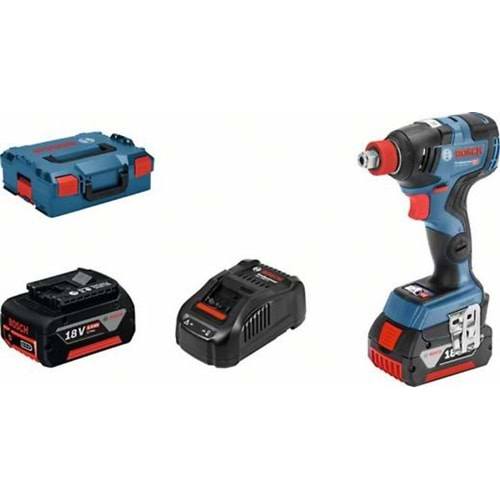 BOSCH AKÜLÜ DARBELİ SOMUN SIKMA GDX 18V-200 C (2x5.0Ah;L-Boxx)