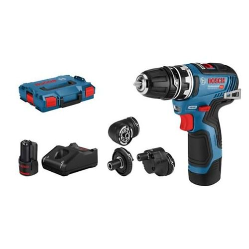 BOSCH AKÜLÜ DELME VİDALAMA GSR 12V-35 FC (2x3.0Ah;L-BOXX) 12V