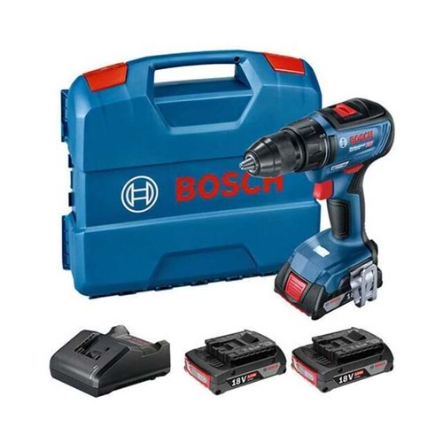 BOSCH AKÜLÜ DELME VİDALAMA GSR 18V-50 (3x2.0 Ah; Plastik)