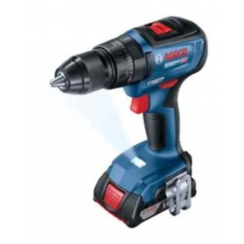 BOSCH AKÜLÜ DELME VİDALAMA DARBELİ GSB 18V-50 (2x2.0Ah; L-Case)