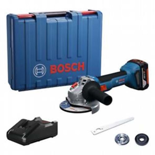 BOSCH AKÜLÜ TASLAMA MAKINESI 115 MM GWS 18V-8 (1x4.0Ah;)