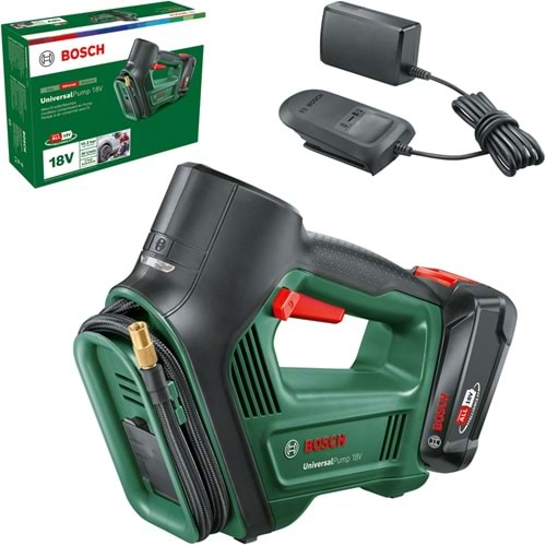 BOSCH UniversalPump 18V Set 1x2.0Ah HavaPompa