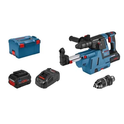 GBH 18V-26 F Akülü Kirici Delici 2x5.5 Ah Akülü Toz Emmeli