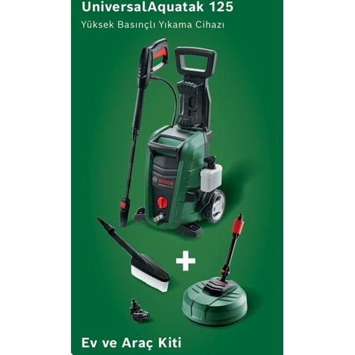 BOSCH BASINÇLI YIKAMA UniversalAquatak 125 + Ev & Araç Kit