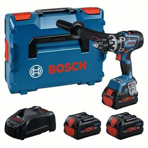 BOSCH AKÜLÜ DELME VIDALAMA GSR 18V-150 C (3x8.0Ah;L-Boxx)