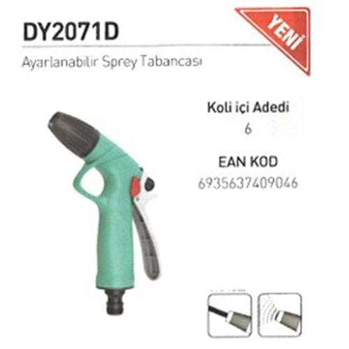 DAYE SU TABANCASI AYARLANABILIR DY2071D