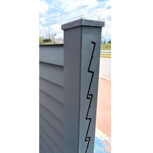 PANEL ÇIT PANJUR DIREK GRI 50 CM