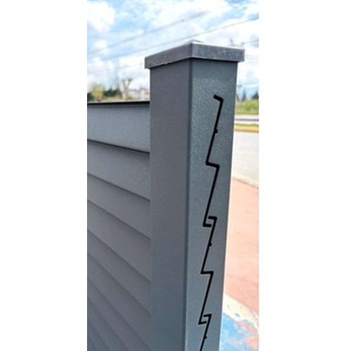 PANEL ÇIT PANJUR DIREK GRI 100 CM