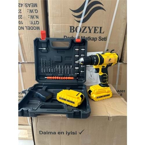 AKÜLÜ DELME VIDALAMA DARBELI BOZYEL LI-ION 24V 5,0AH