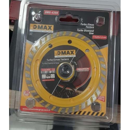 GRANIT KESME DISKI TURBO ELMAS 115 KANALLI VAKUMLU REAL ÖZS