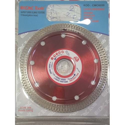 GRANIT KESME DISKI TURBO ELMAS 115 SÜPER (ULTRA INCE CMC6050)