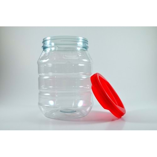 PLASTIK BIDON SEFFAF 4 LT