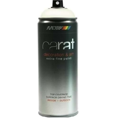 SPREY BOYA 400 ML MOTIP CARAT 9010 MAT BEYAZ